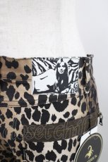 画像4: HYSTERIC GLAMOUR / LEOPARD柄スリムパンツ 28インチ ブラウン H-26-04-25-1039-PU-PA-KB-ZH (4)