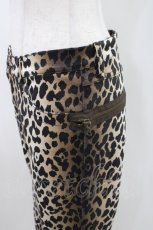 画像5: HYSTERIC GLAMOUR / LEOPARD柄スリムパンツ 28インチ ブラウン H-26-04-25-1039-PU-PA-KB-ZH (5)