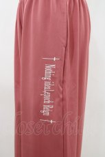 画像3: NieR Clothing / ロゴ刺繍入り PINK WIDE PANTS  ピンク H-26-04-25-1040-PU-PA-KB-ZH (3)