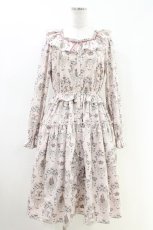 画像1: Melody BasKet / Rose Princessブラウスワンピース M ピンク H-26-04-25-1006-LO-OP-KB-ZH (1)