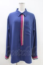 画像1: MILKBOY / COLOR POINT SHIRTS  ロイヤルブルー H-26-04-25-1011-MB-BL-KB-ZH (1)