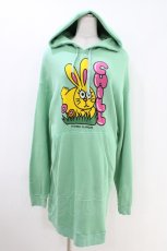 画像1: HYSTERIC GLAMOUR / CHILL RABBITワンピース  グリーン H-26-04-25-1014-PU-OP-KB-ZH (1)