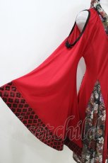 画像5: Qutie Frash / 肩あき着物カーデ  赤 H-26-04-25-1016-QU-JA-AK-ZH (5)