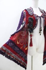 画像5: Ozz oneste / レース切替着物ボレロ  ワイン×パープル H-26-04-25-1017-OO-TO-KB-ZH (5)