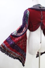 画像6: Ozz oneste / レース切替着物ボレロ  ワイン×パープル H-26-04-25-1017-OO-TO-KB-ZH (6)