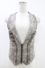 画像1: Ozz Croce / ZIPベスト  グレージュ H-26-04-25-1018-OO-TO-KB-ZH (1)