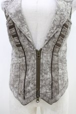 画像4: Ozz Croce / ZIPベスト  グレージュ H-26-04-25-1018-OO-TO-KB-ZH (4)