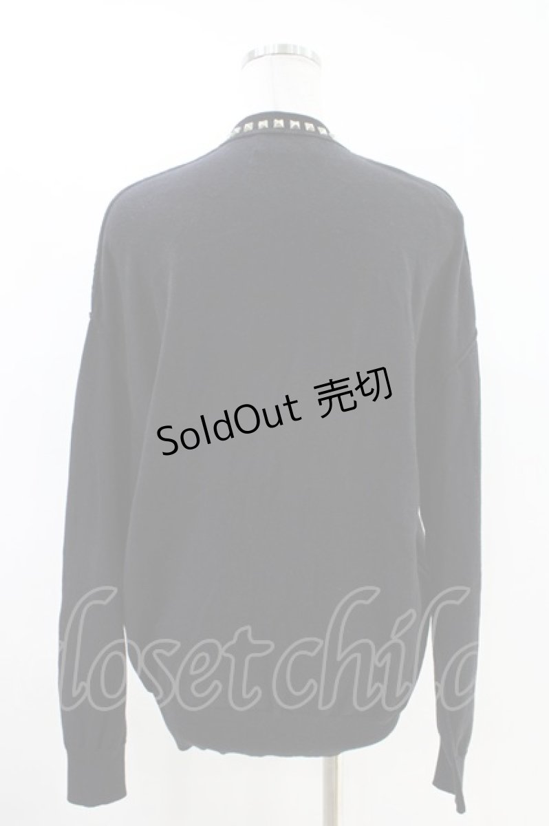 画像2: HYSTERIC GLAMOUR / スタッズカーディガン FREE 黒 H-26-04-25-1019-PU-TO-AK-ZH (2)