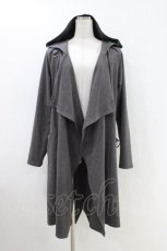 画像1: ALGONQUINS / フード付きロングカーデ F グレー H-26-04-25-1023-AL-TO-AK-ZH (1)