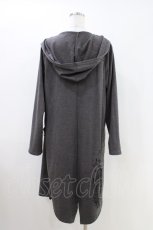 画像2: ALGONQUINS / フード付きロングカーデ F グレー H-26-04-25-1023-AL-TO-AK-ZH (2)