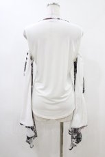 画像2: Qutie Frash / 肩あき着物カットソー  白 H-26-04-25-052-QU-TO-AK-ZH (2)