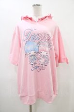 画像1: TRAVAS TOKYO / Little Twin Stars×Dolly Mixフリルパーカー  ピンク H-26-04-25-054-PU-TO-KB-ZH (1)