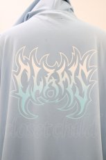 画像3: LISTEN FLAVOR / 猫耳肉球ファイヤー袖メッシュジャージ  ライトブルー×ホワイト H-26-04-25-055-PU-JA-KB-ZH (3)