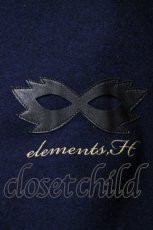 画像3: elements,H / レザー切替フードブルゾン HOMME ネイビー H-26-04-25-057-PU-JA-KB-ZH (3)