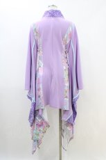 画像2: Qutie Frash / 着物ロングカーデ FREE パープル H-26-04-25-013-QU-TO-AK-ZH (2)