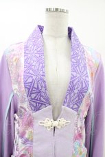 画像4: Qutie Frash / 着物ロングカーデ FREE パープル H-26-04-25-013-QU-TO-AK-ZH (4)