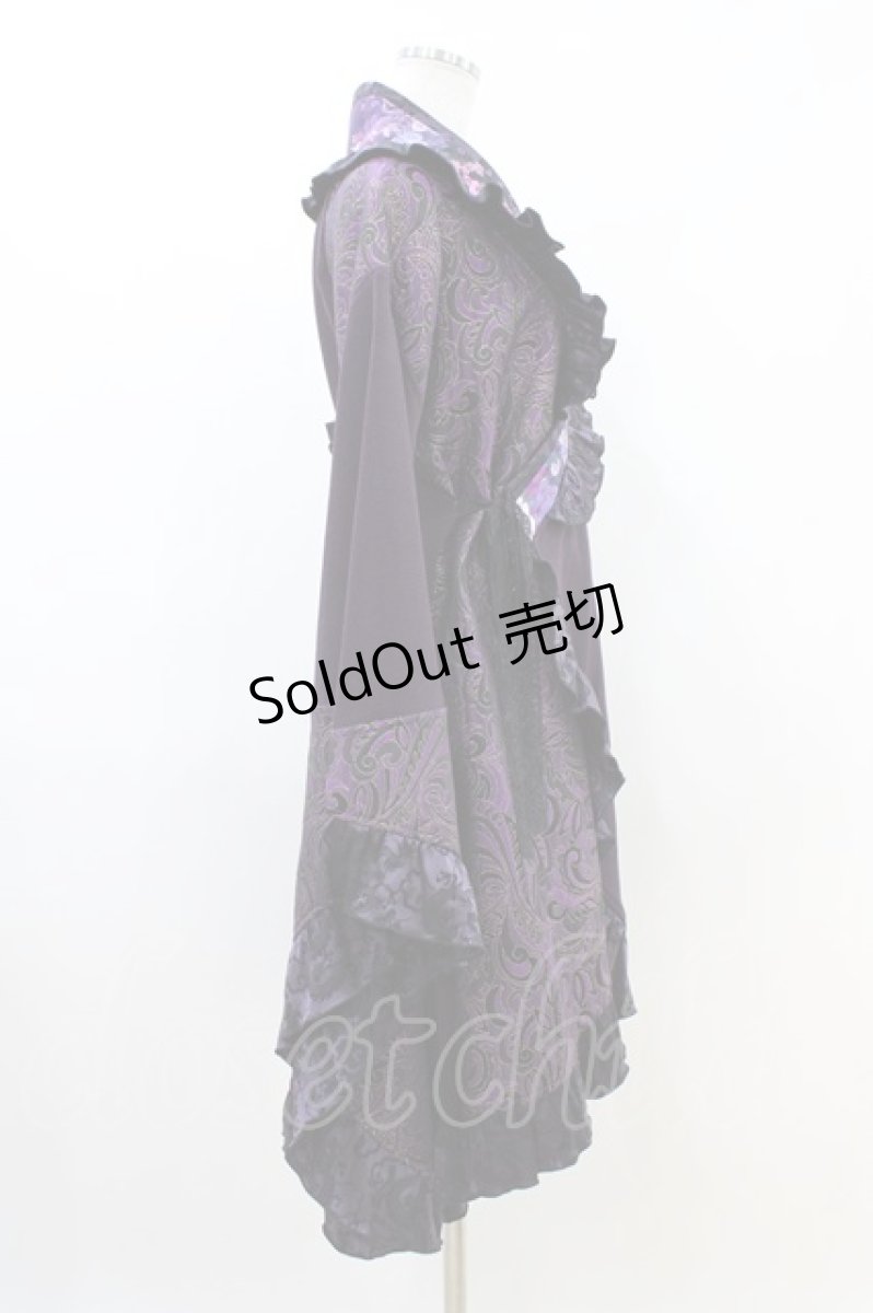 画像3: Qutie Frash / フリル着物カーディガン  紫 H-26-04-25-014-QU-TO-AK-ZH (3)