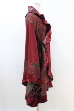 画像3: Qutie Frash / フリル着物カーディガン  赤 H-26-04-25-015-QU-TO-AK-ZH (3)