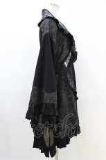 画像3: Qutie Frash / フリル着物カーディガン  黒 H-26-04-25-016-QU-TO-AK-ZH (3)