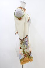 画像3: Ozz oneste / 椿刺繍ショートボレロ  生成 H-26-04-25-018-OO-TO-KB-ZH (3)