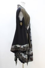 画像3: Qutie Frash / 肩あき着物カーディガン  黒 H-26-04-25-020-QU-TO-AK-ZH (3)