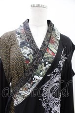 画像4: Qutie Frash / 肩あき着物カーディガン  黒 H-26-04-25-020-QU-TO-AK-ZH (4)