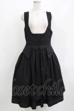 画像1: SUSIN（海外ロリータブランド） / Normandy ジャンパースカート XL ブラック H-26-04-26-002-EL-OP-NS-ZH (1)