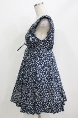 画像2: evelyn / 花柄ワンピース Free ネイビー H-26-04-26-026-LO-OP-NS-ZH (2)