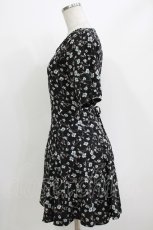 画像2: evelyn / 花柄ワンピース Free ブラック H-26-04-26-027-LO-OP-NS-ZH (2)