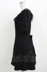 画像2: evelyn / フリルワンピース Free ブラック H-26-04-26-028-LO-OP-NS-ZH (2)