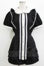 画像1: Secret Honey / パール衿セットアップ Free ブラック H-26-04-26-032-CA-OP-NS-ZH (1)