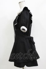 画像2: Secret Honey / パール衿セットアップ Free ブラック H-26-04-26-032-CA-OP-NS-ZH (2)