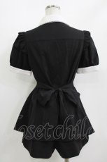 画像3: Secret Honey / ヒートカットラッフルセットアップ Free ブラック H-26-04-26-033-CA-OP-NS-ZH (3)