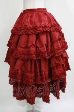 画像2: MEEKWIND（海外ロリータブランド） / スカートセット 2XL レッド H-26-04-26-003-PU-SK-NS-ZH (2)