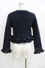 画像3: evelyn / フリルニットトップス Free ネイビー H-26-04-26-036-LO-TO-NS-ZH (3)