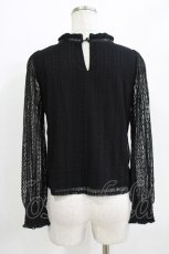 画像3: evelyn / レースリボントップス Free ブラック H-26-04-26-037-LO-TO-NS-ZH (3)