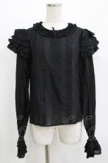 画像1: Medee（海外ロリータブランド） / ブラウス L ブラック H-26-04-26-038-PU-BL-NS-ZH (1)