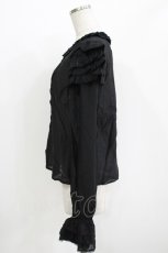 画像2: Medee（海外ロリータブランド） / ブラウス L ブラック H-26-04-26-038-PU-BL-NS-ZH (2)