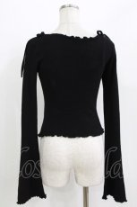 画像3: AND MARY / Fleur knit set Free ブラック H-26-04-26-039-PU-TO-NS-ZH (3)