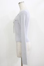 画像2: AND MARY / Silk ribbon tops Free ice blue H-26-04-26-040-PU-TO-NS-ZH (2)