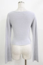 画像3: AND MARY / Silk ribbon tops Free ice blue H-26-04-26-040-PU-TO-NS-ZH (3)