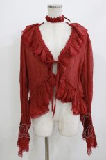 画像1: MEEKWIND（海外ロリータブランド） / ボレロセット XL レッド H-26-04-26-046-PU-TO-NS-ZH (1)