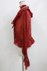 画像2: MEEKWIND（海外ロリータブランド） / ボレロセット XL レッド H-26-04-26-046-PU-TO-NS-ZH (2)