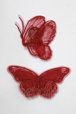 画像4: MEEKWIND（海外ロリータブランド） / ボレロセット XL レッド H-26-04-26-046-PU-TO-NS-ZH (4)