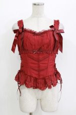 画像1: MEEKWIND（海外ロリータブランド） / ビスチェセット XXL レッド H-26-04-26-047-PU-TO-NS-ZH (1)