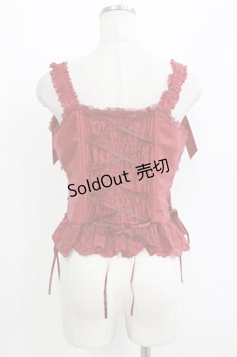 画像3: MEEKWIND（海外ロリータブランド） / ビスチェセット XXL レッド H-26-04-26-047-PU-TO-NS-ZH (3)