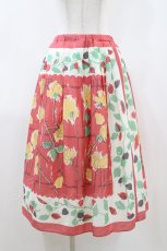 画像1: Jane Marple Dans Le Salon / Days with rosesラップスカート  ローズ H-26-04-26-1008-JM-SK-KB-ZH (1)