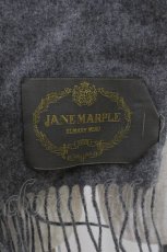 画像3: Jane Marple / ロゴエンブロイダリーのストール  グレー H-26-04-26-1001-JM-ZA-KB-ZH (3)