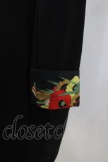 画像4: Despair / 和柄切り替えトラペーズワンピース  ブラック H-26-04-26-1013-GO-OP-KB-ZH (4)