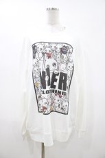 画像1: NieR Clothing / プリントSWEAT  2XL 白 H-26-04-26-1015-PU-TO-KB-ZH (1)